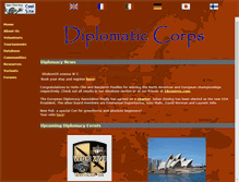 Tablet Screenshot of diplomaticcorps.org